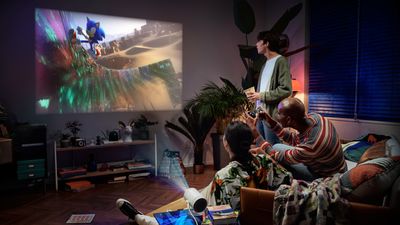 Samsung’s new portable projector lets you game on a 100-inch screen without a console