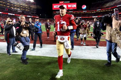 Watch: 49ers' Trey Lance finds Cameron Latu down the seam for touchdown vs.  Broncos