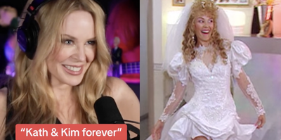 Watch Kylie Minogue Absolutely Cream Her Jeans When Asked About Kath & Kim During An Interview