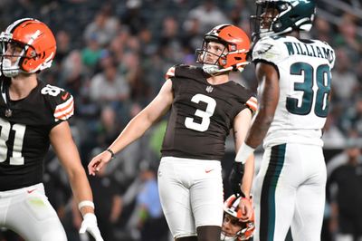 Browns Kicker Deletes Social Media Post After Two Missed Field Goals