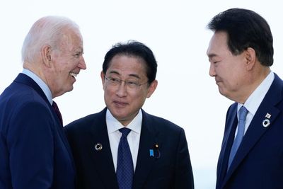 US, South Korea and Japan to unveil three-way emergency ‘hotline’ at Camp David summit