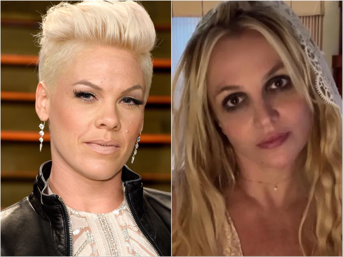 Pink changes song lyric to share support for Britney…