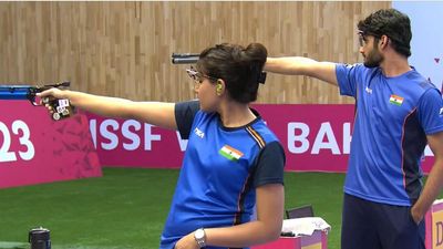 India clinches mixed team air pistol gold at World Championship