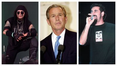 “We have got to get that monkey out of the office before he kills us all.” How metal (mostly) united against George W. Bush in the 2000s