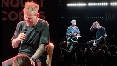 "I promise you this, as long as you are here, I will always be here for you": Watch Slipknot's Corey Taylor break down in tears during an emotional speech to fans