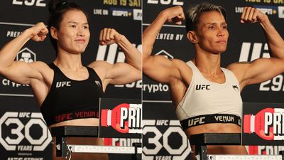 UFC 292 video: Zhang Weili, Amanda Lemos present different energy as fight becomes official