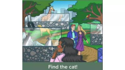 Optical Illusion: Find the cat among these zoo animals in 20 seconds