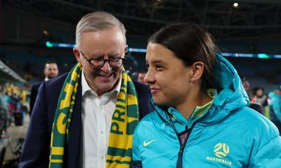 Albanese government to pledge $200m for women’s sport after Matildas inspire Australia
