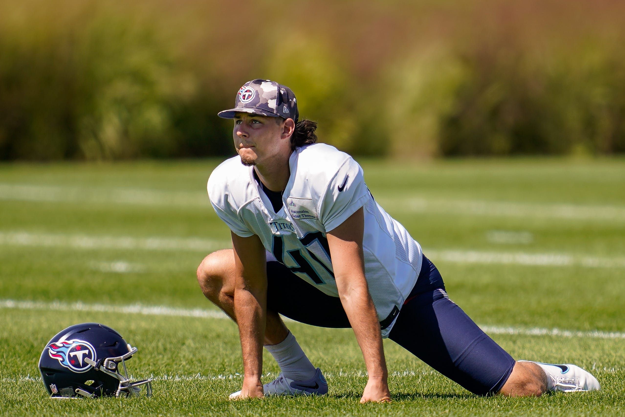 Titans' Corey Levin cracks funny joke about Will Levis Oilers jersey