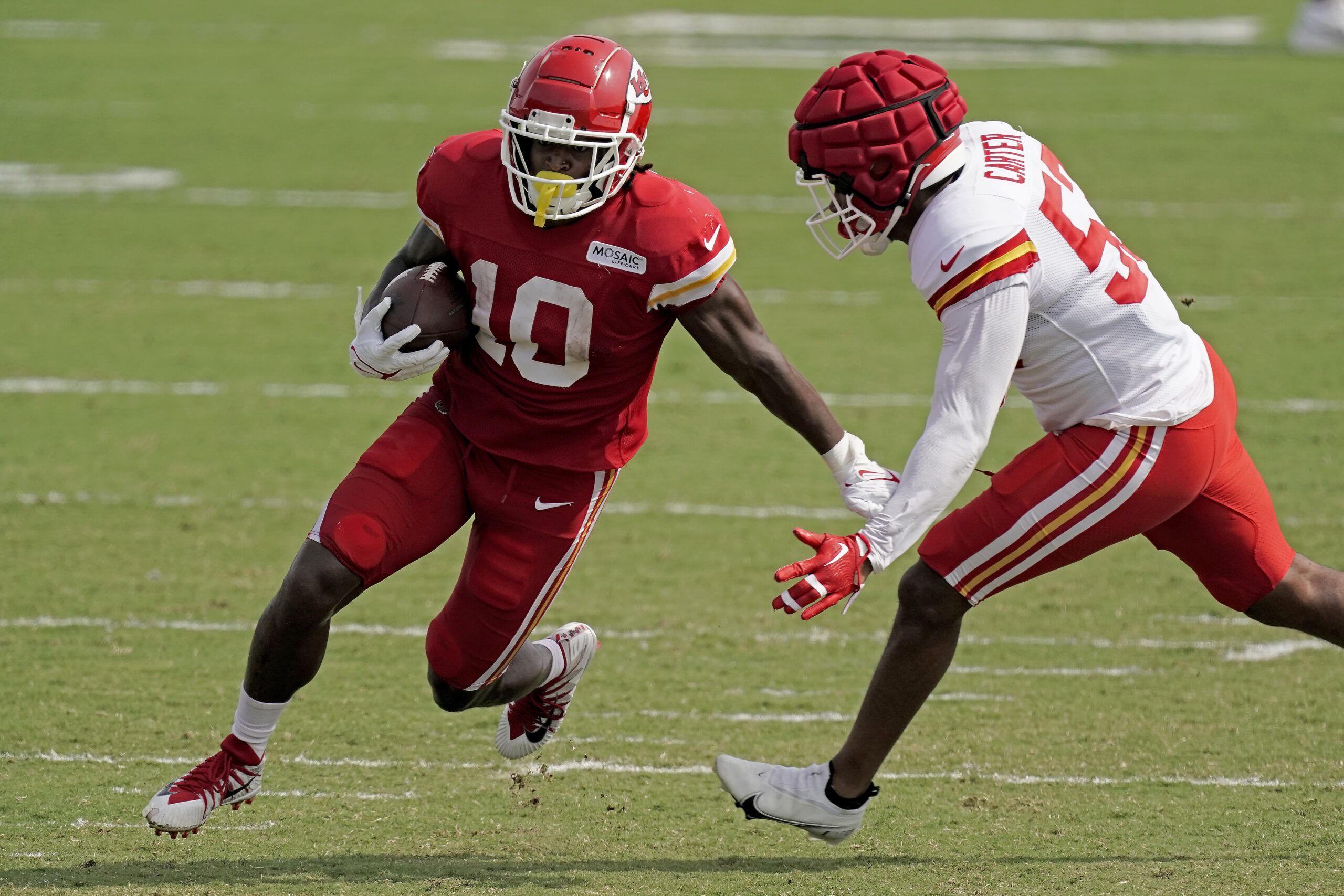 Kansas City Chiefs running back Isiah Pacheco Mic'd Up