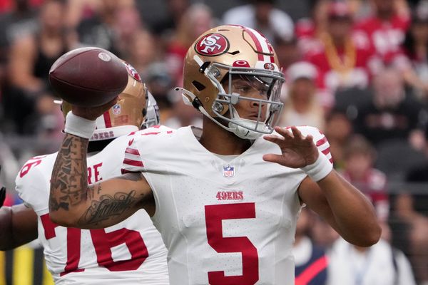 Watch: 49ers' Trey Lance finds Cameron Latu down the seam for touchdown vs.  Broncos