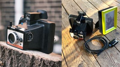 This Polaroid camera instantly transmits photos to a digital frame, from anywhere!