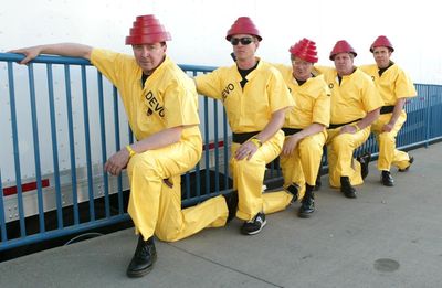 ‘We were once paid $50 to quit’: new wave heroes Devo on boos, Bowie and retiring after 50 years