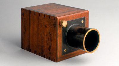 Who invented the camera, and when?