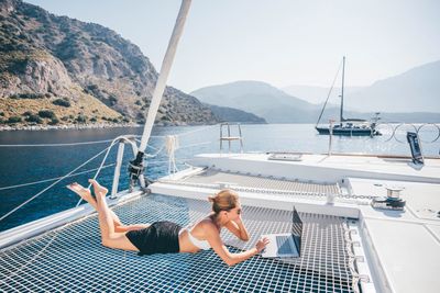 Remote work turned superyachts into floating offices as the wealthy spend more time on board, says yacht broker