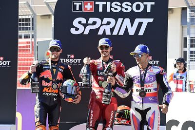 MotoGP Austrian GP: Bagnaia wins sprint race, Martin causes chaos