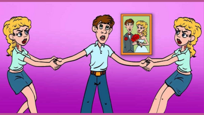 Brain teaser: Play detective and identify the man’s real wife in 10 seconds