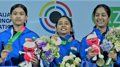 World Shooting Championship: Mehuli Ghosh wins bronze and Olympic quota