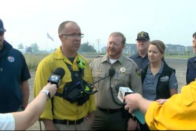 1 dead, 185 structures destroyed in eastern Washington wildfire