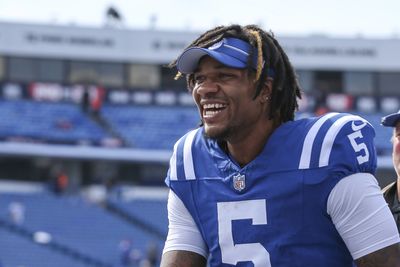 See it: Colts’ Anthony Richardson rocks Super Bowl XLI jacket pregame