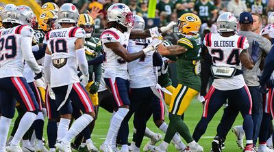 Packers, Patriots Had to Be Separated After Scuffle Before Preseason Game Even Kicked Off