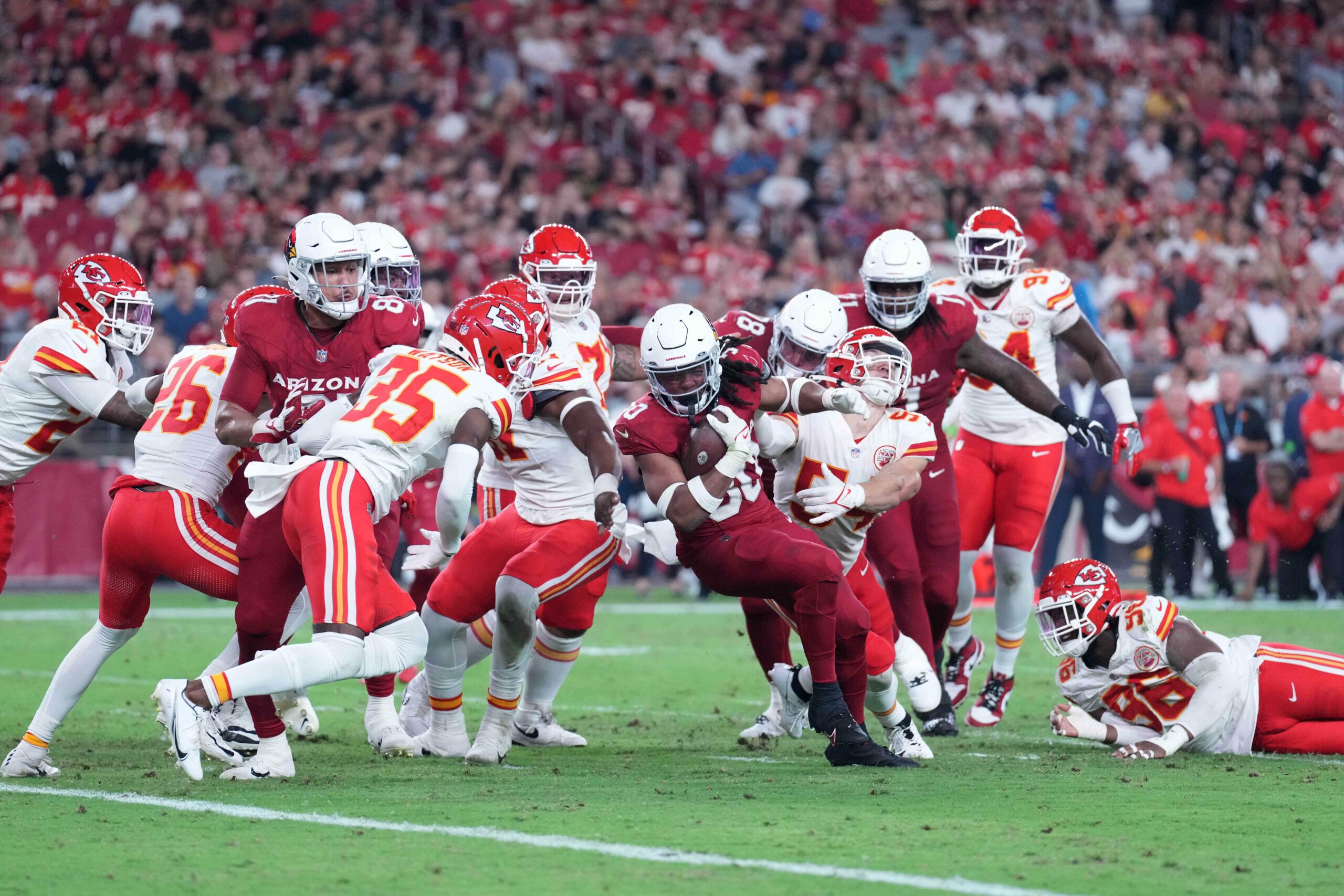 Arizona Cardinals offensive snap counts, observations vs, Chiefs