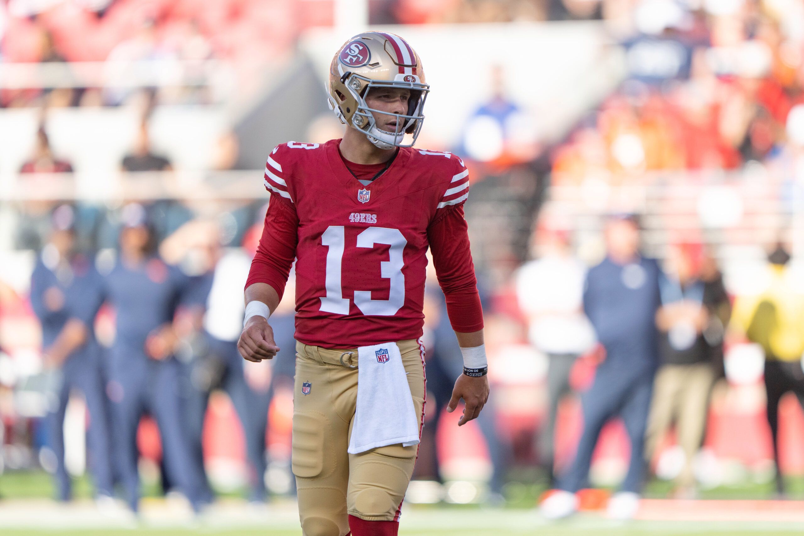 Watch: 49ers' Trey Lance finds Cameron Latu down the seam for touchdown vs.  Broncos