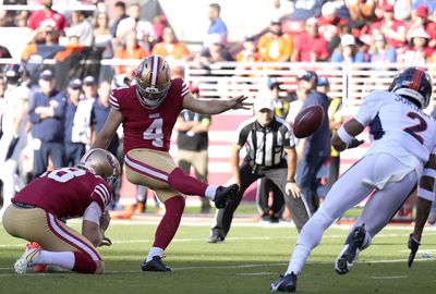 Watch: Rookie kicker Jake Moody drills game-winning field goal in preseason vs. Broncos