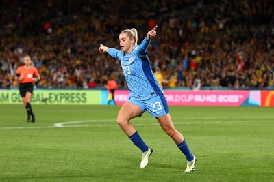 Why are England wearing blue kits for the World Cup final?