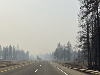 A wildfire in eastern Washington has killed one and destroyed 185 structures