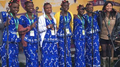 Teenage performers from Benin use girl power to take on the world