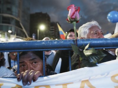 Ecuador's presidential election moves toward a runoff vote in October