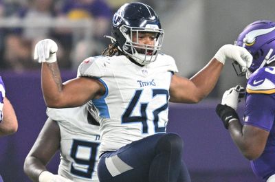 Titans OLB Caleb Murphy ‘very proud’ after 2-sack game vs. Vikings