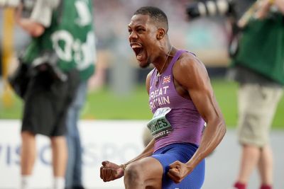 Zharnel Hughes takes superb bronze in thrilling 100m World Championships final