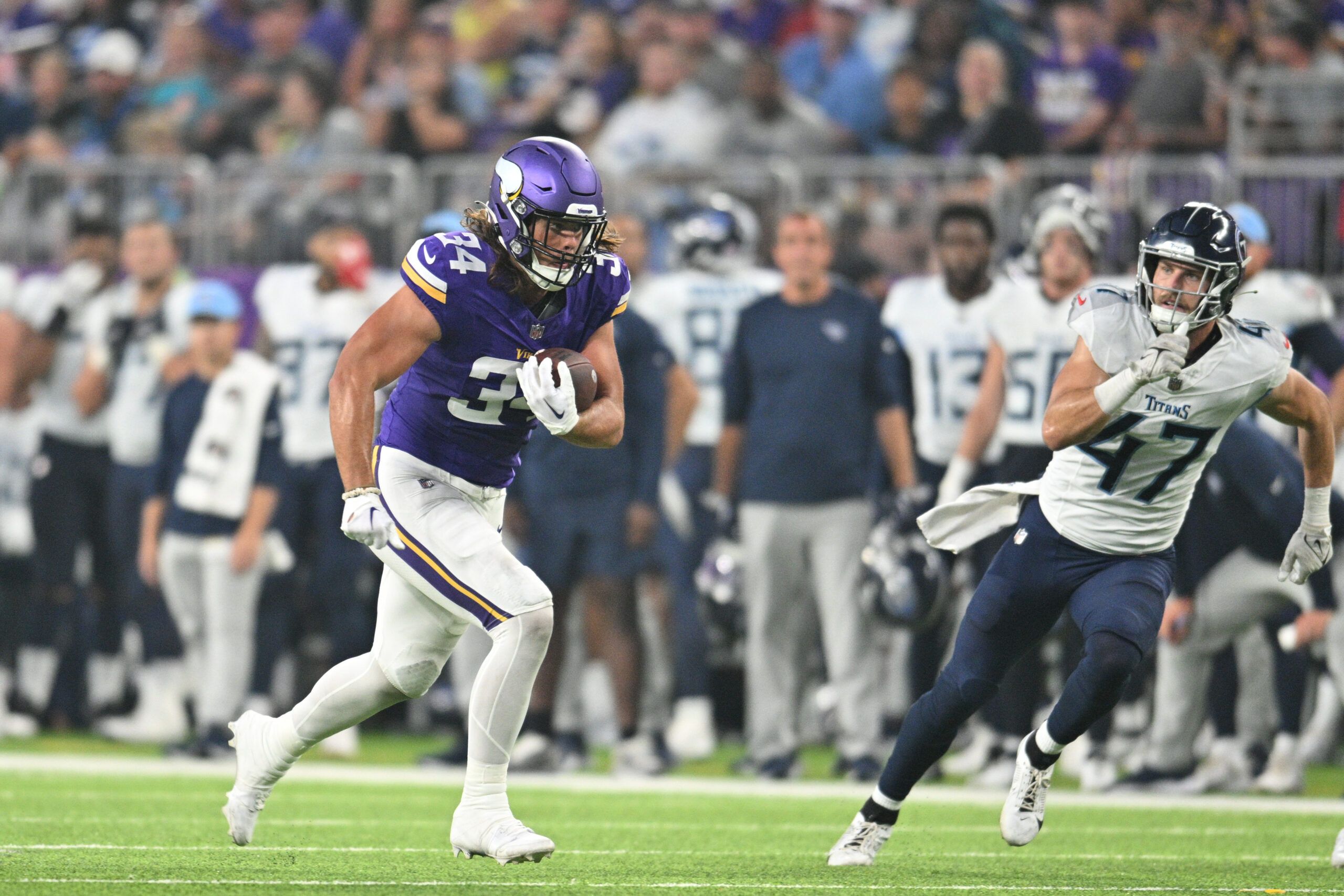 Vikings' 90-man roster by jersey number ahead of game vs. Titans