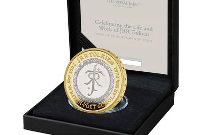 Coin decorated with JRR Tolkien monogram celebrates life and work of author