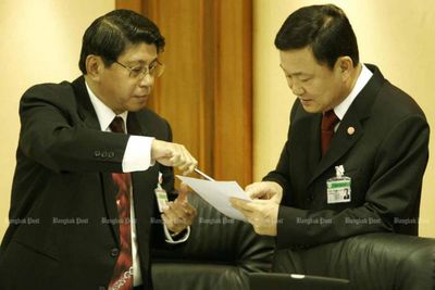 Wissanu: Thaksin will go to jail on arrival