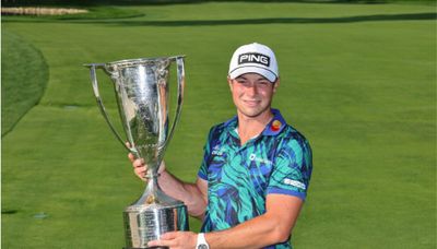 Viktor Hovland closes with course-record 61 to win BMW Championship at Olympia Fields