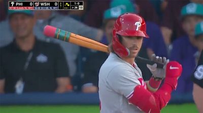 MLB Fans Were Fascinated By Bryson Stott’s No. 2 Pencil Bat
