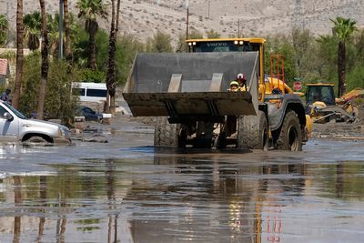 Tropical Storm Hilary – live: Death Valley gets one year’s rain in a day as new flood warnings issued