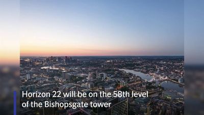 Europe’s highest free viewing platform to open at top of City skyscraper