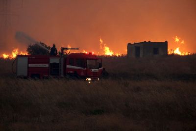New ‘extreme’ wildfire risk alert sounded in Greece as five villages are evacuated