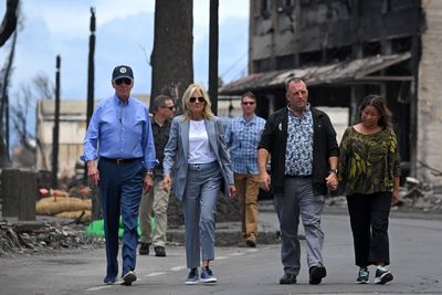 The Bidens will travel to Maui to meet with wildfire survivors and first responders