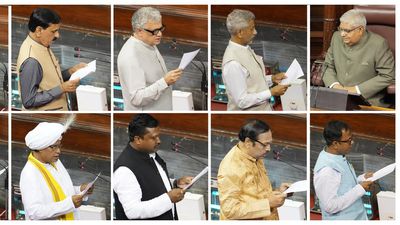 Nine members of Rajya Sabha take oath