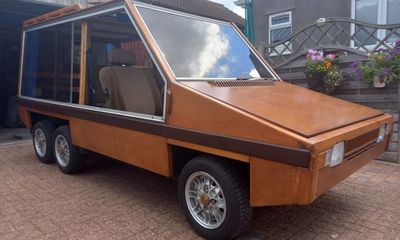 ‘Ahead of its time’: wooden car goes under the hammer in Bath