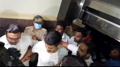 Rahul Jarkiholi, Youth Congress leader, gets stuck in lift