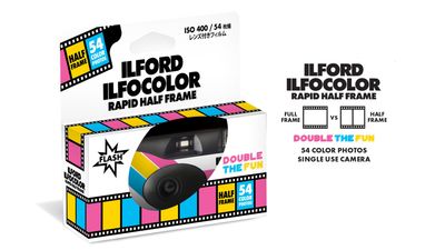 Ilford joins the fun with a new half-frame disposable camera