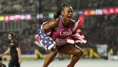 American Sha’Carri Richardson wins 100 meters at worlds