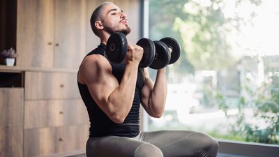 Sculpt your shoulders with just a pair of dumbbells and these three supersets