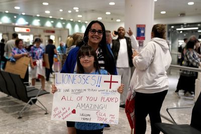 Fans miss out on welcoming Lionesses as World Cup squad lands back in UK